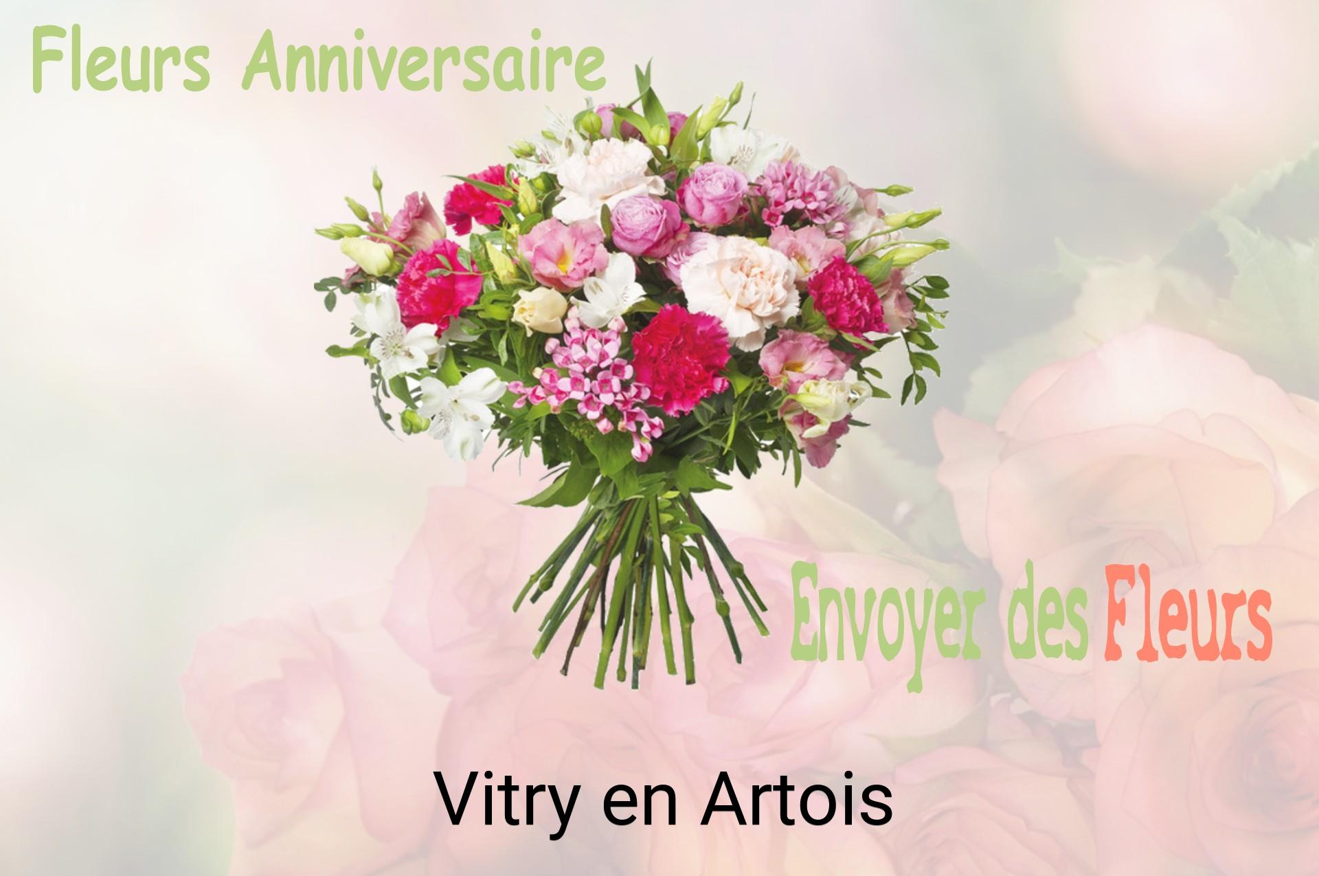 Bouquet de fleurs d’anniversaire livré à Vitry-en-Artois